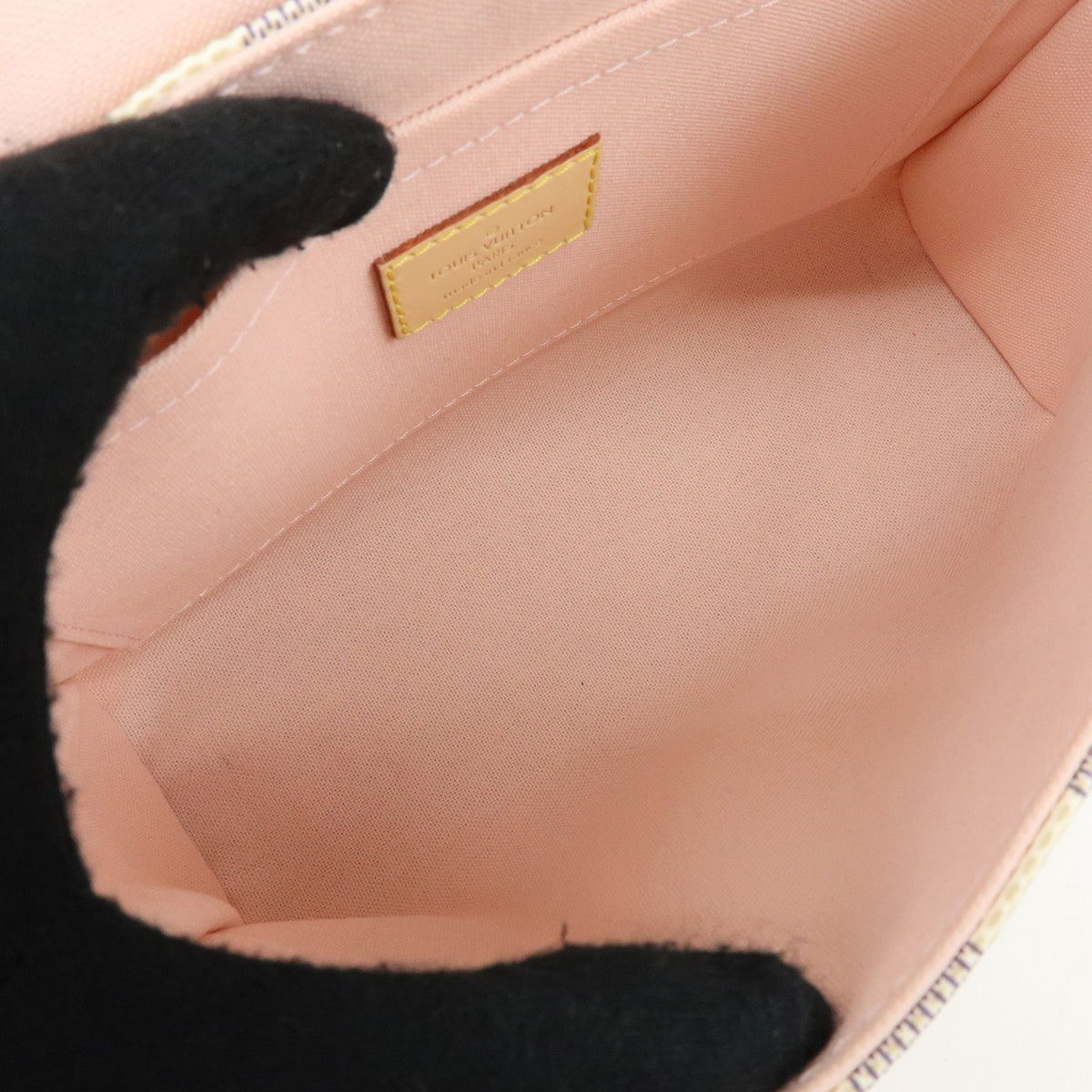 Louis Vuitton Croisette Epi Leather, White, Canvas, Tote Bag