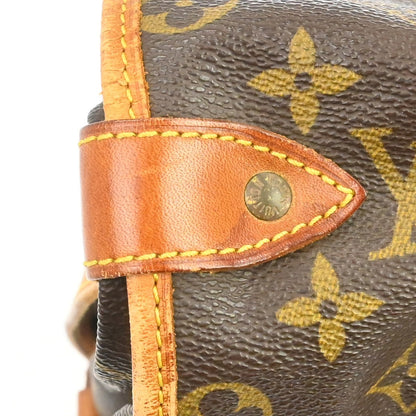 Louis Vuitton Saumur Monogram Canvas, Brown, Canvas, Handbag