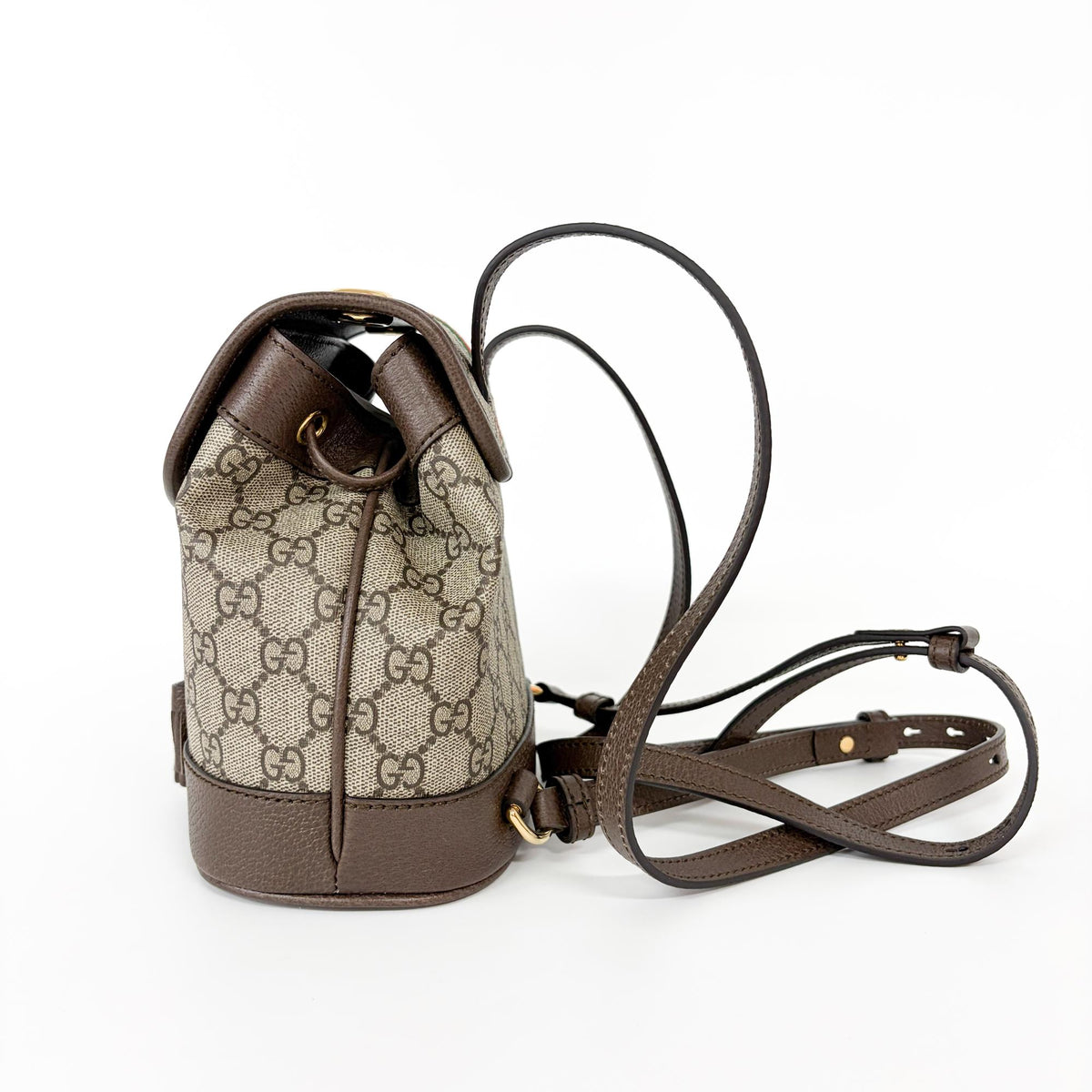 Gucci Ophidia GG Coated Canvas and Leather, Beige, Canvas, Shoulder Bag