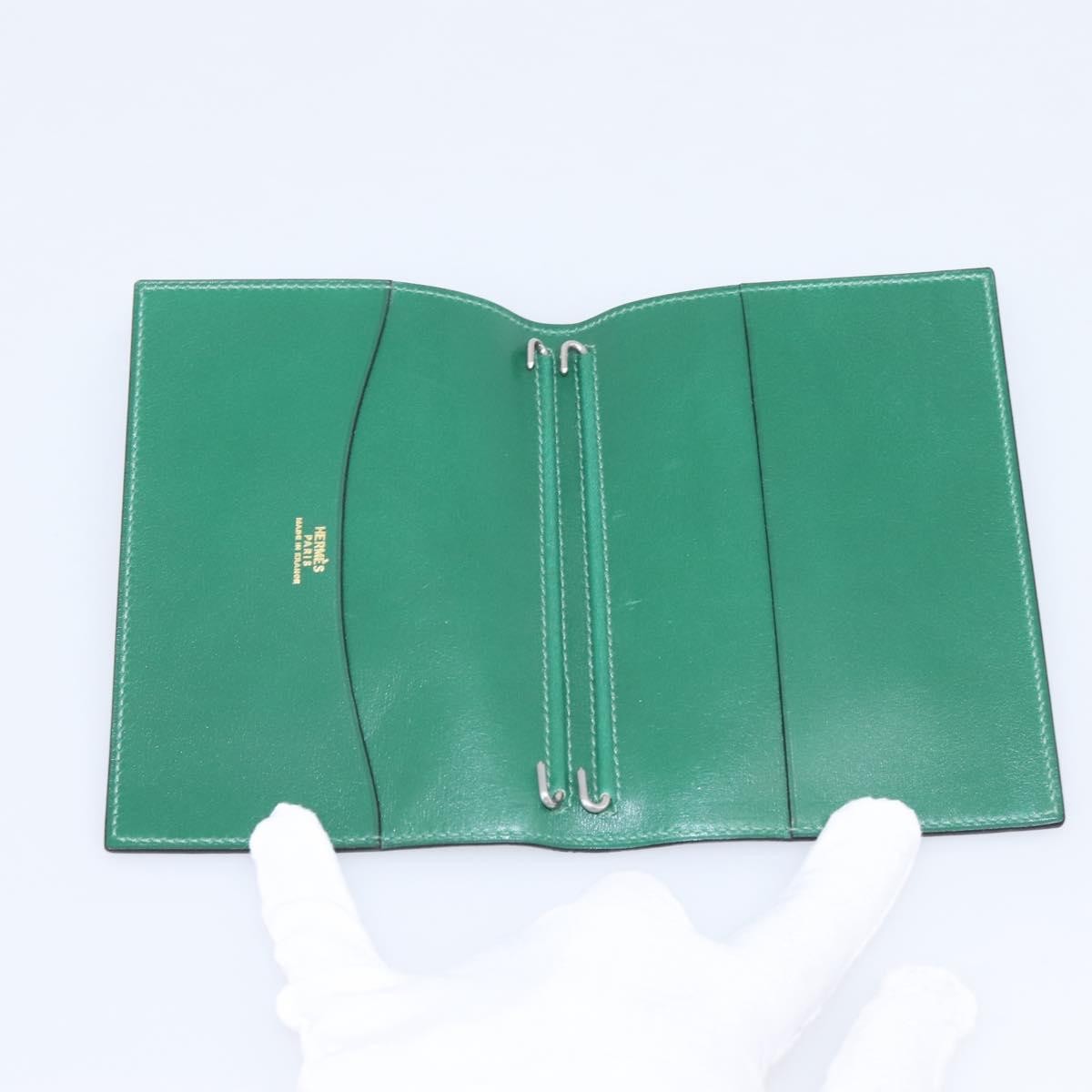 Hermes Simple Agenda Cover Leather, Black, Leather, Briefcase
