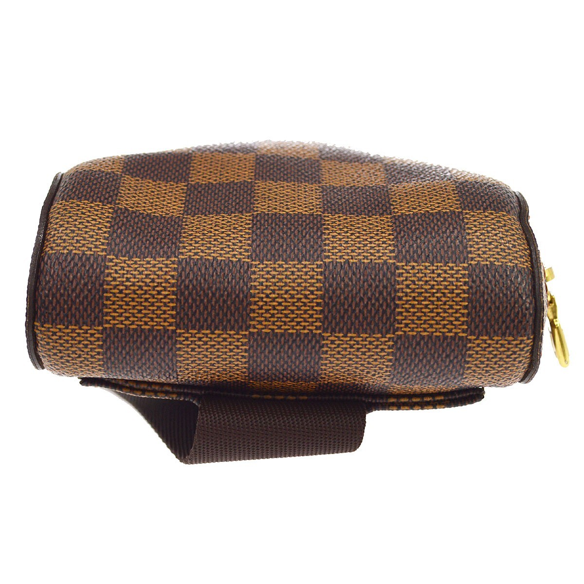 Louis Vuitton Geronimos Waist Damier, Brown, Canvas, Shoulder Bag