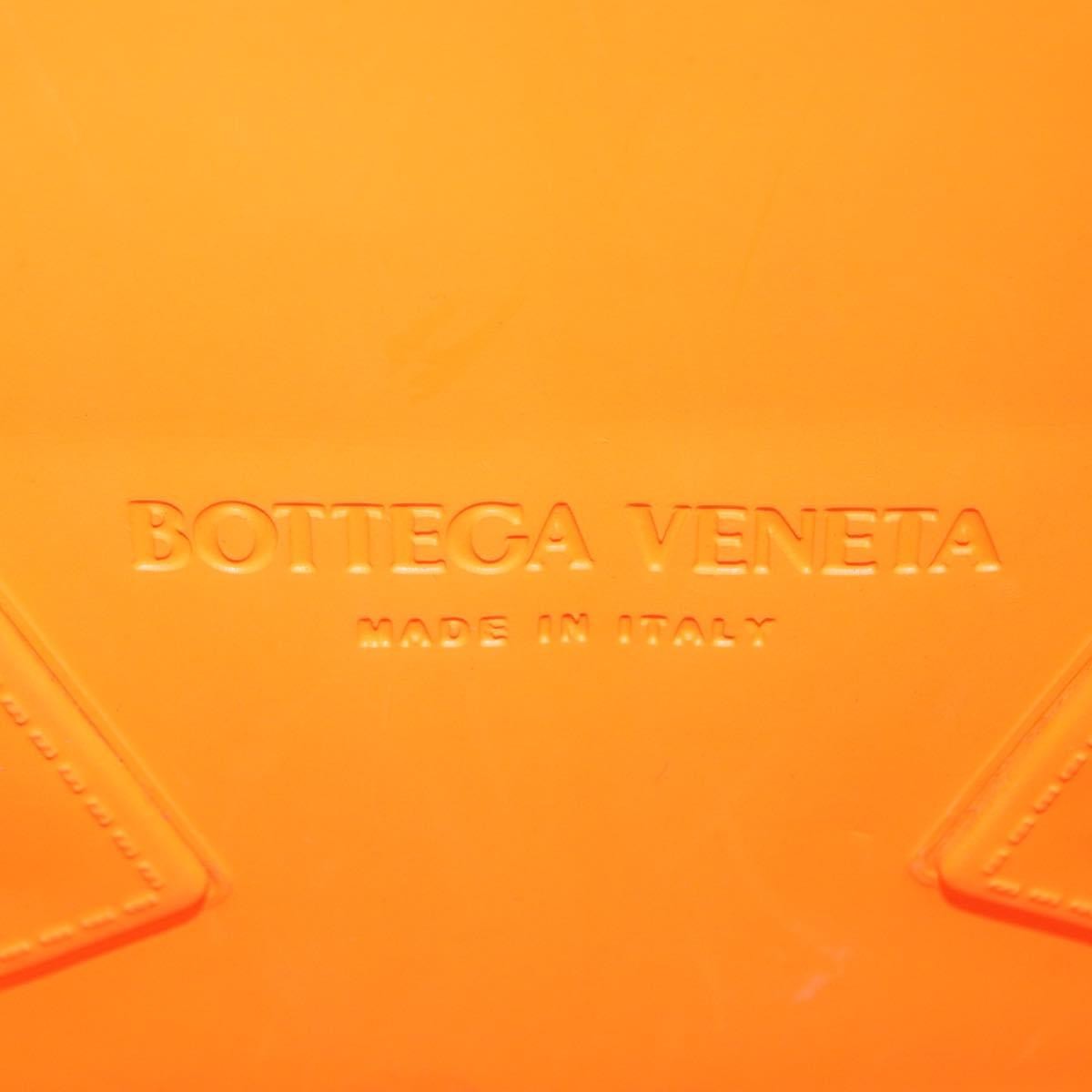 Bottega Veneta Arco Rubber, Orange, Rubber, Tote Bag