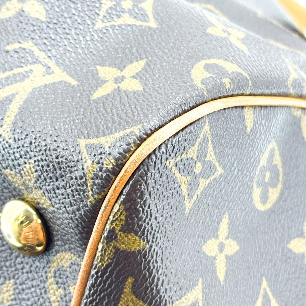 Louis Vuitton Tivoli Monogram Canvas, Brown, Canvas, Handbag