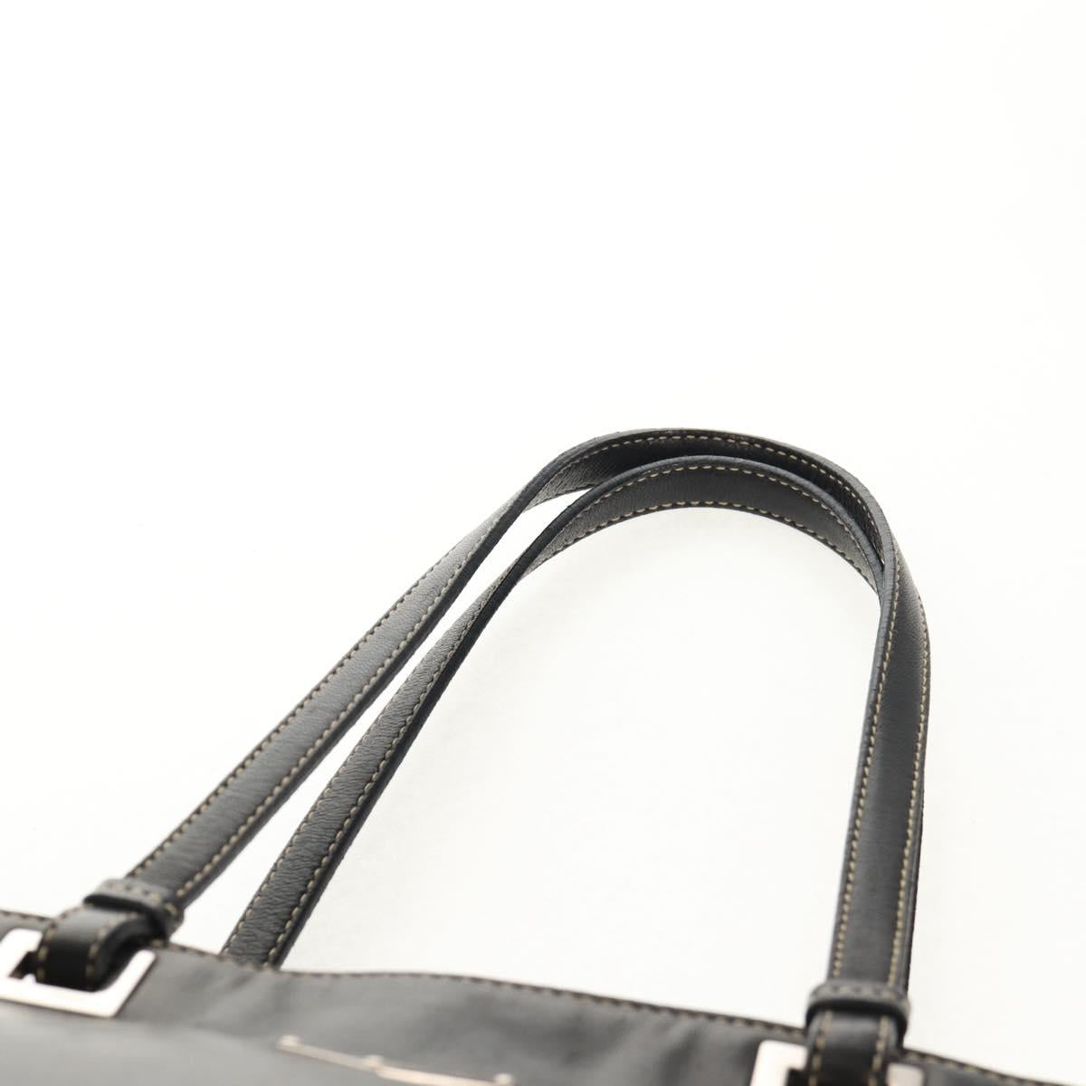 Prada Nappa Acciaio Tote bag, BLACK, LEATHER, Tote bag