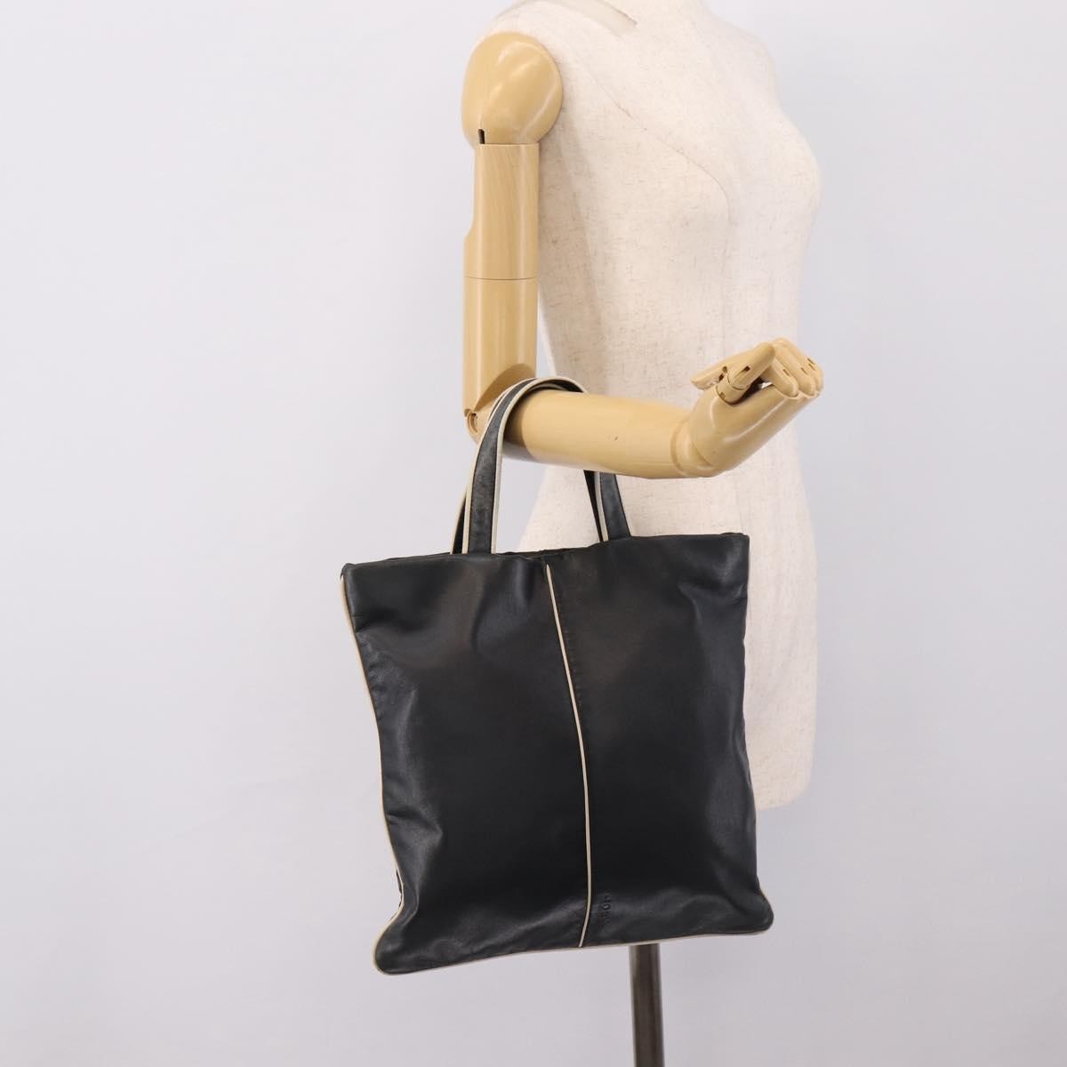 Loewe Tote Leather, Black, Leather, Tote Bag