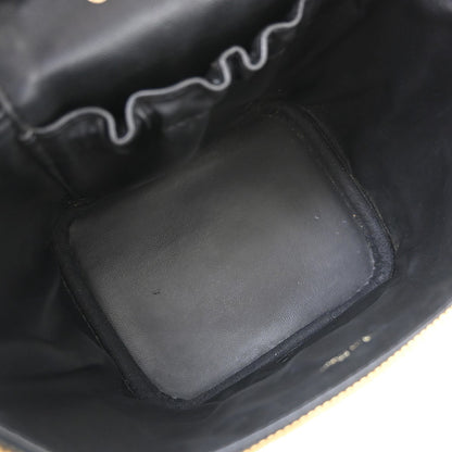Chanel Vintage Timeless Cosmetic Case Caviar, Black, Leather, Handbag