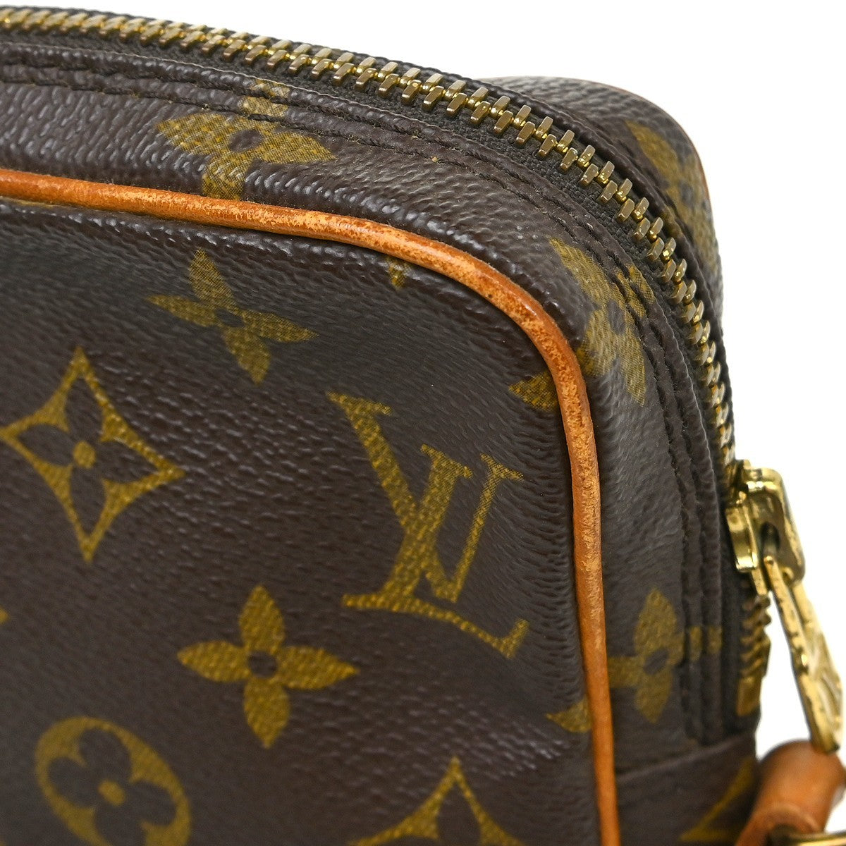Louis Vuitton Danube Monogram Canvas, Brown, Canvas, Shoulder Bag
