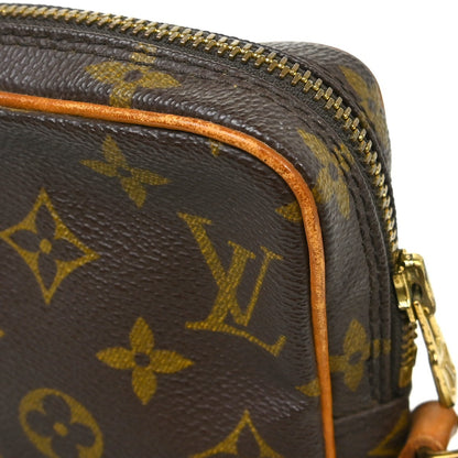 Louis Vuitton Danube Monogram Canvas, Brown, Canvas, Shoulder Bag