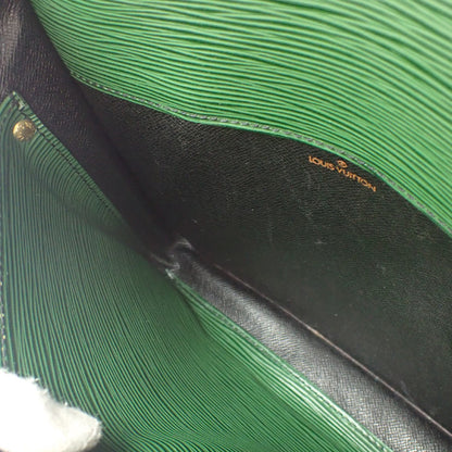 Louis Vuitton Cartouchiere Epi Leather, Green, Leather, Handbag