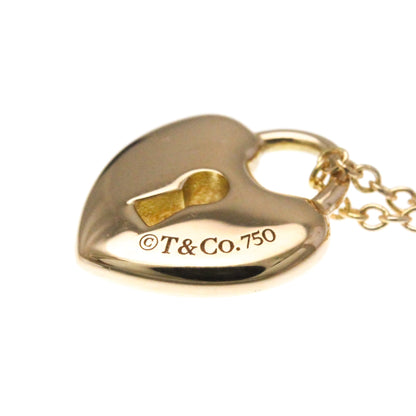 Tiffany & Co. Heart Lock Pendant 18K Yellow Gold, Gold, Pink Gold, Necklace