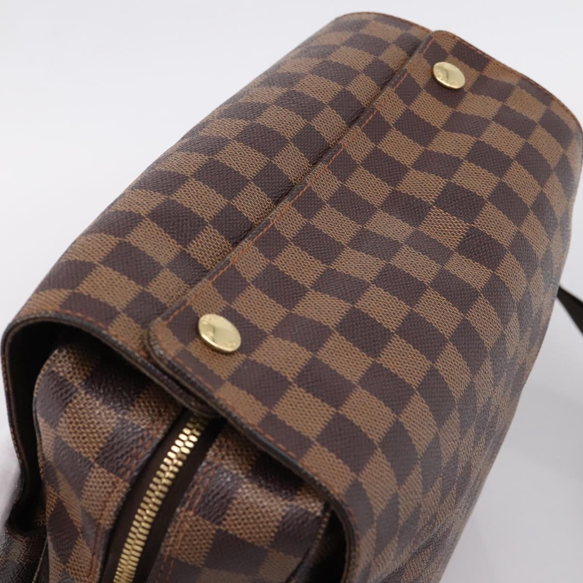 Louis Vuitton Naviglio Damier, Brown, Canvas, Shoulder Bag
