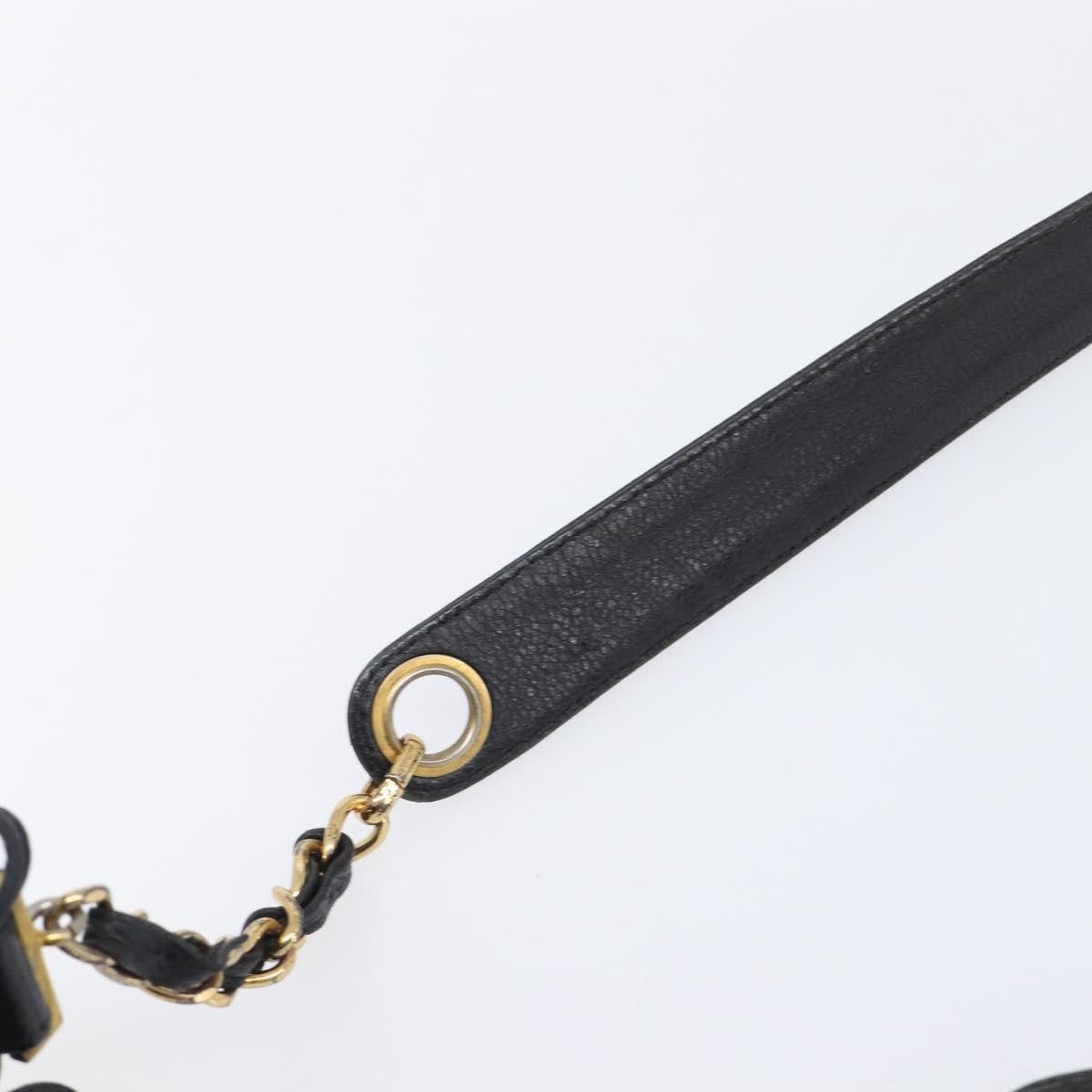 Chanel Vintage CC Drawstring Bucket Caviar, Black, Leather, Handbag