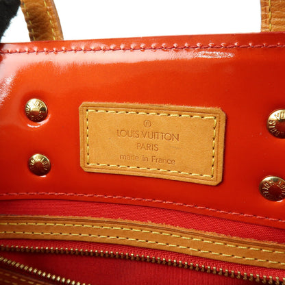 Louis Vuitton Reade Monogram Vernis, Red, Patent Leather, Handbag