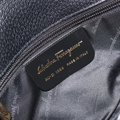 Salvatore Ferragamo Shoulder Bag Canvas, Black, Canvas, Shoulder Bag