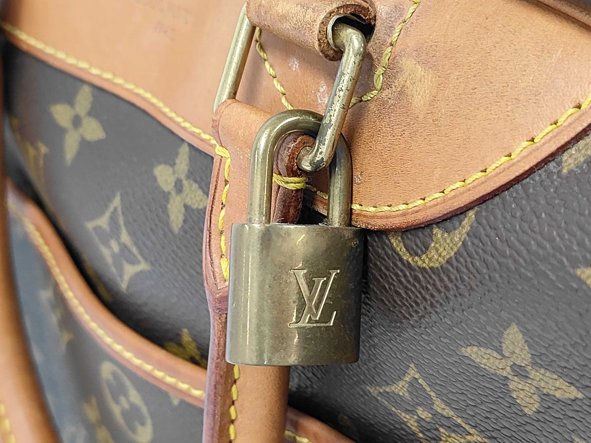 Louis Vuitton Deauville Monogram Canvas, Brown, Canvas, Handbag