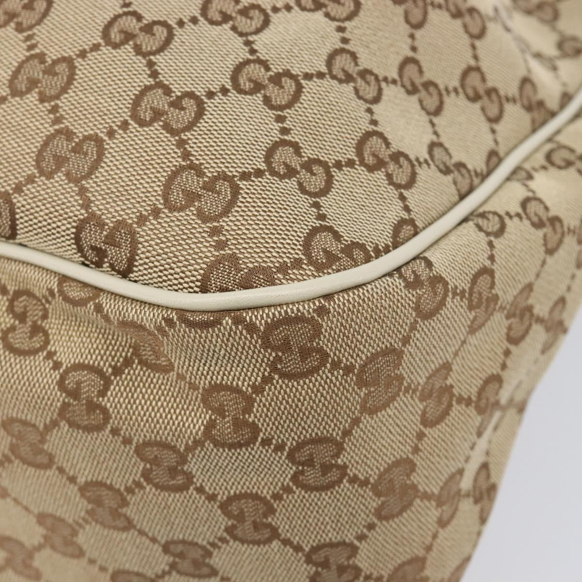 Gucci Sukey Top Handle GG Canvas, Beige, Canvas, Tote Bag