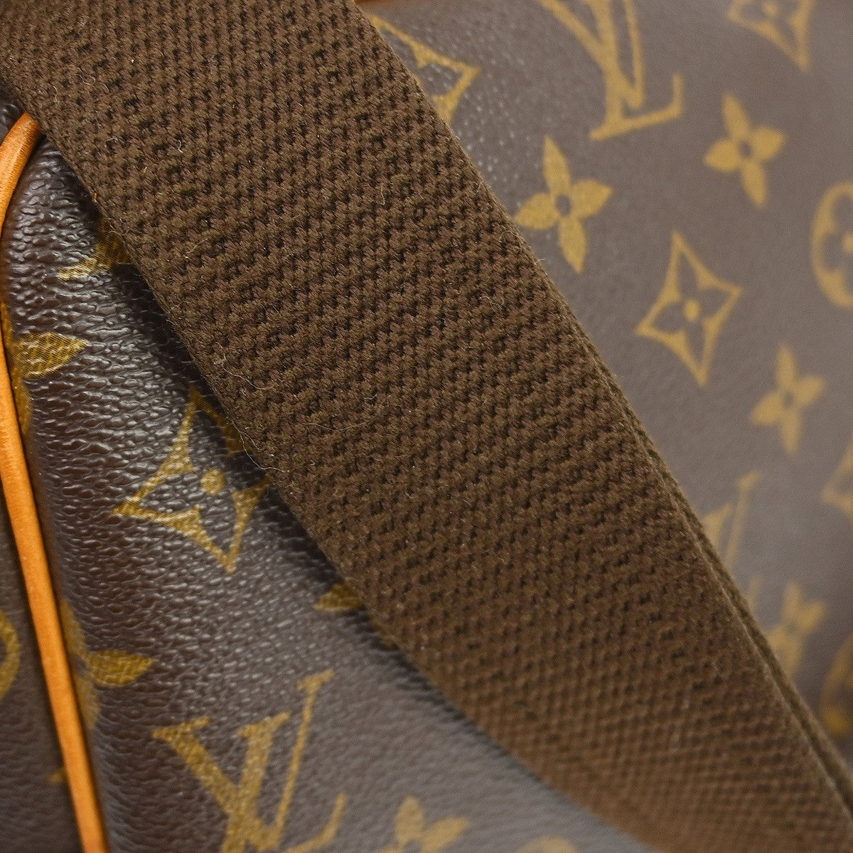 Louis Vuitton Reporter Monogram Canvas, Brown, Canvas, Shoulder Bag