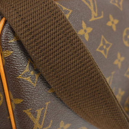Louis Vuitton Reporter Monogram Canvas, Brown, Canvas, Shoulder Bag