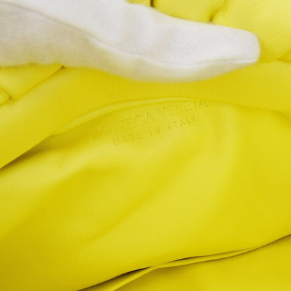 Bottega Veneta The Fringe Leather, Yellow, Leather, Clutch