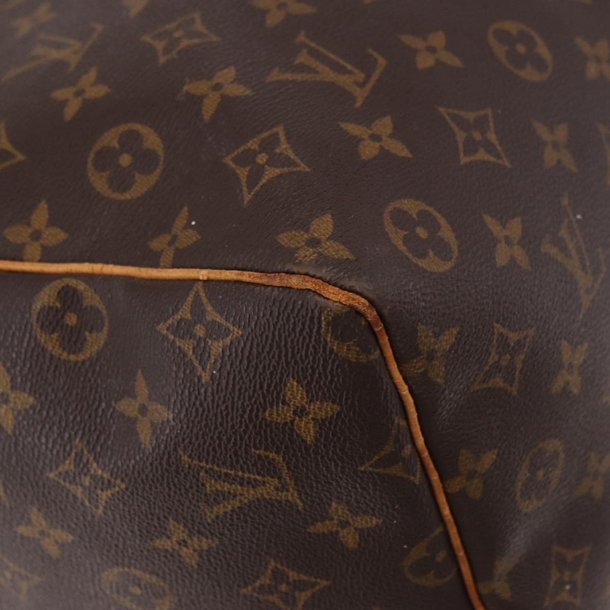 Louis Vuitton Keepall Monogram, Brown, Canvas, Travel Bag