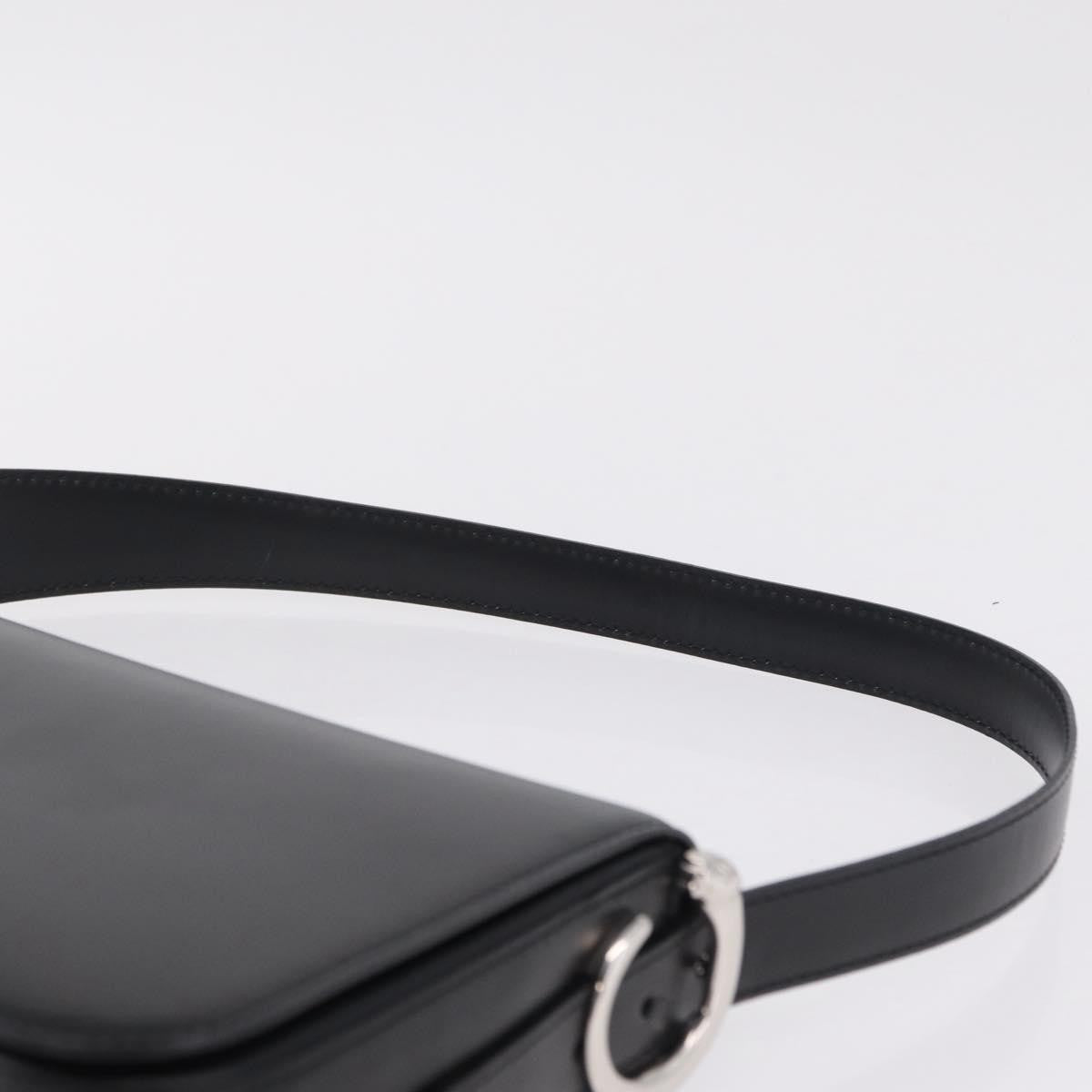 Cartier Panthère Shoulder Leather, Black, Leather, Shoulder Bag