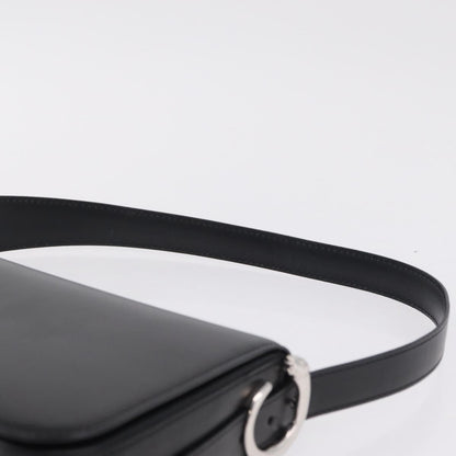 Cartier Panthère Shoulder Leather, Black, Leather, Shoulder Bag