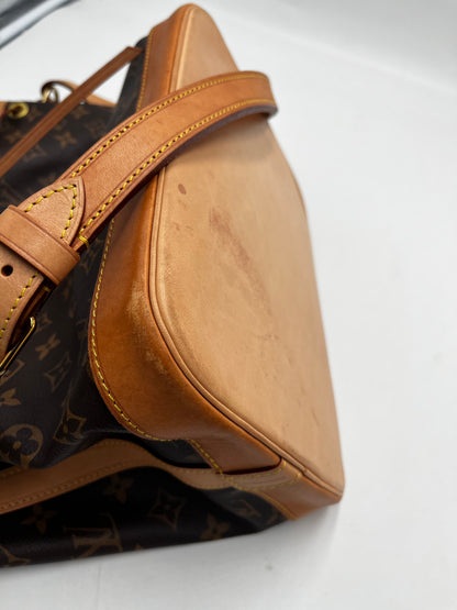 Louis Vuitton Noe Monogram Canvas, Brown, Canvas, Shoulder Bag