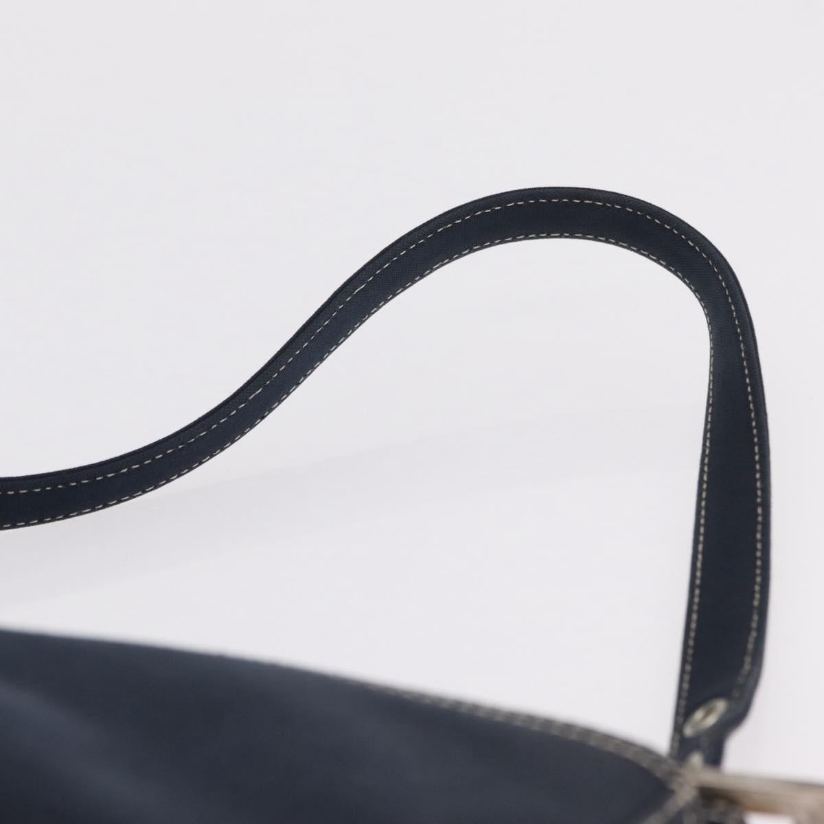 Fendi Baguette Canvas, Navy, Canvas, Handbag
