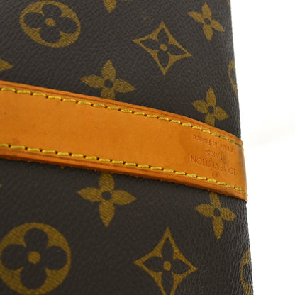Louis Vuitton Keepall Bandoulière Monogram, Brown, Canvas, Travel Bag