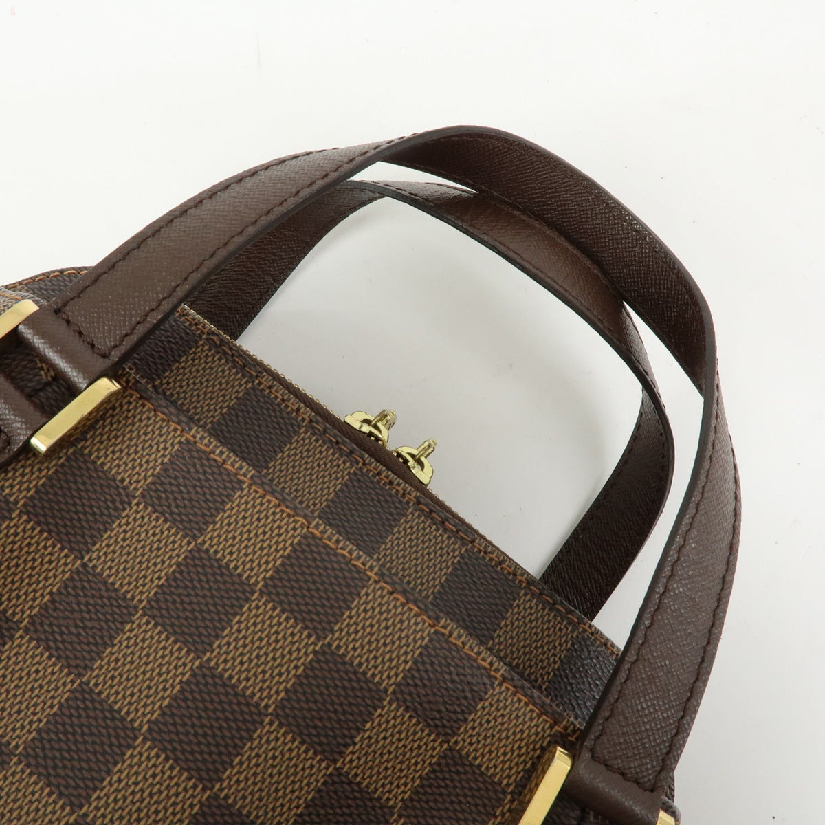 Louis Vuitton Belem Damier, Brown, Canvas, Handbag