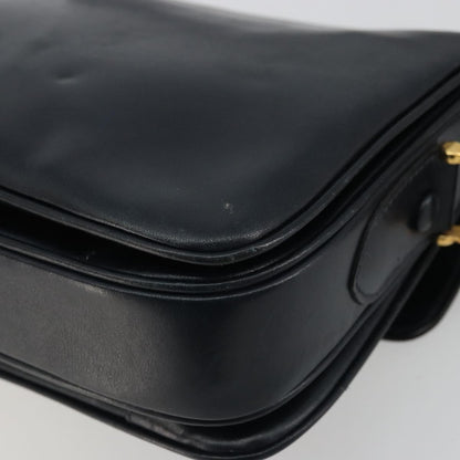 Celine Horse Carriage Leather, Black, Leather, Shoulder Bag