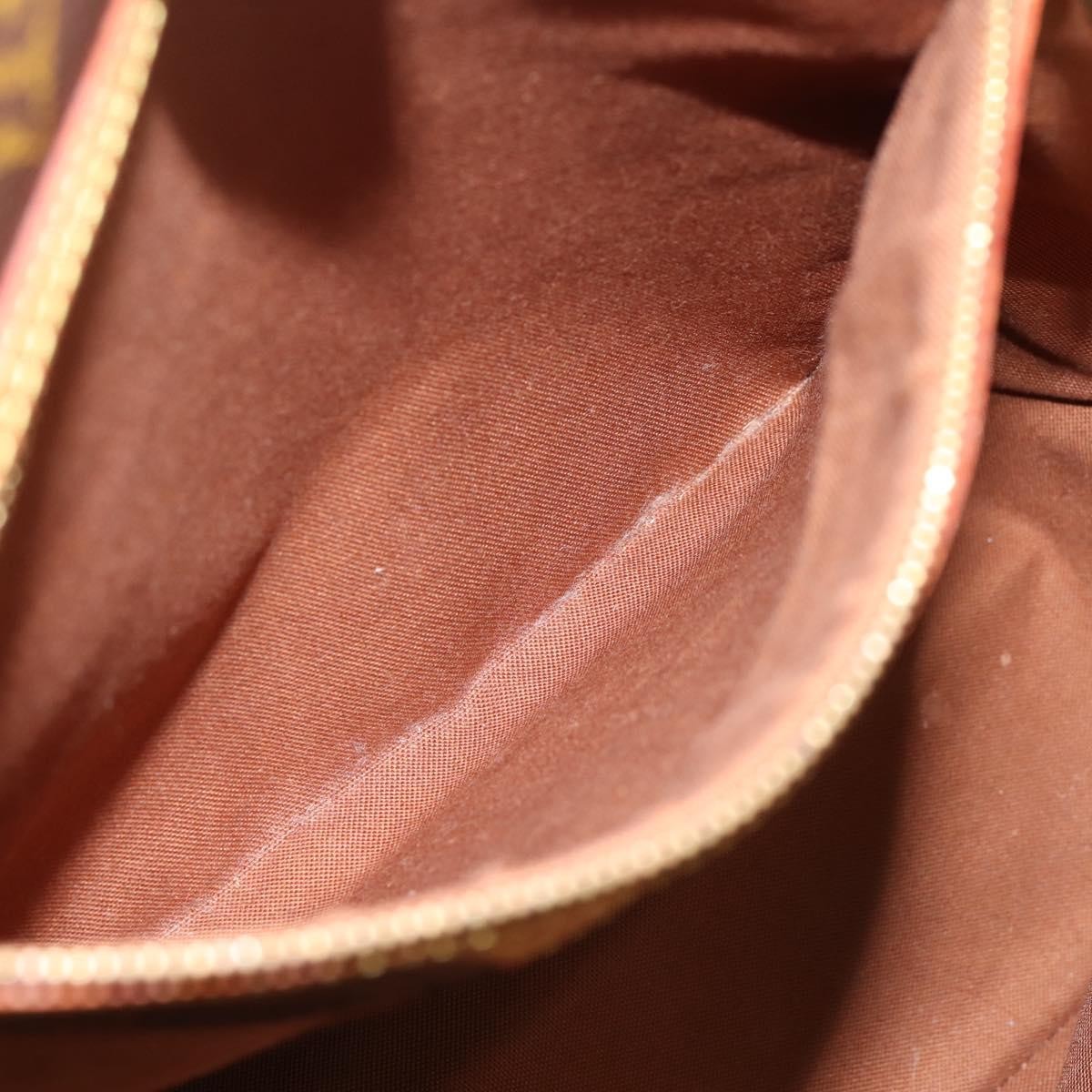 Louis Vuitton Shopping Sac Monogram Canvas, Brown, Canvas, Handbag