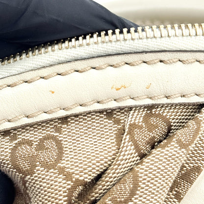 Gucci Sukey GG Canvas with Leather, Beige, Canvas, Tote Bag