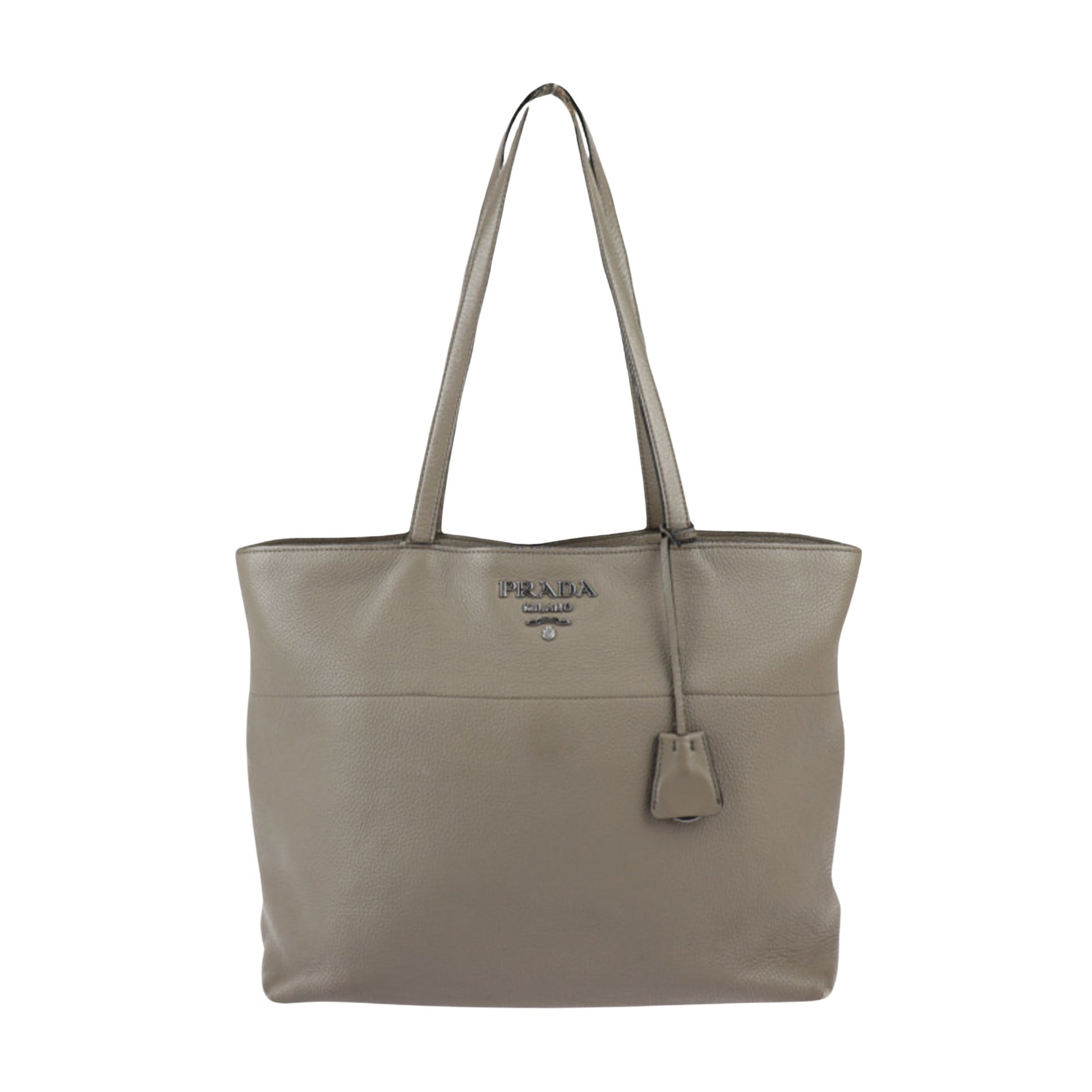 Prada Saffiano, Beige, Leather, tote