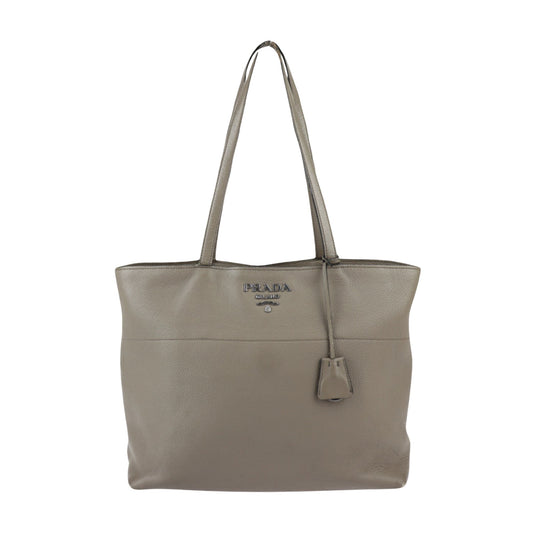 Prada Saffiano, Beige, Leather, tote