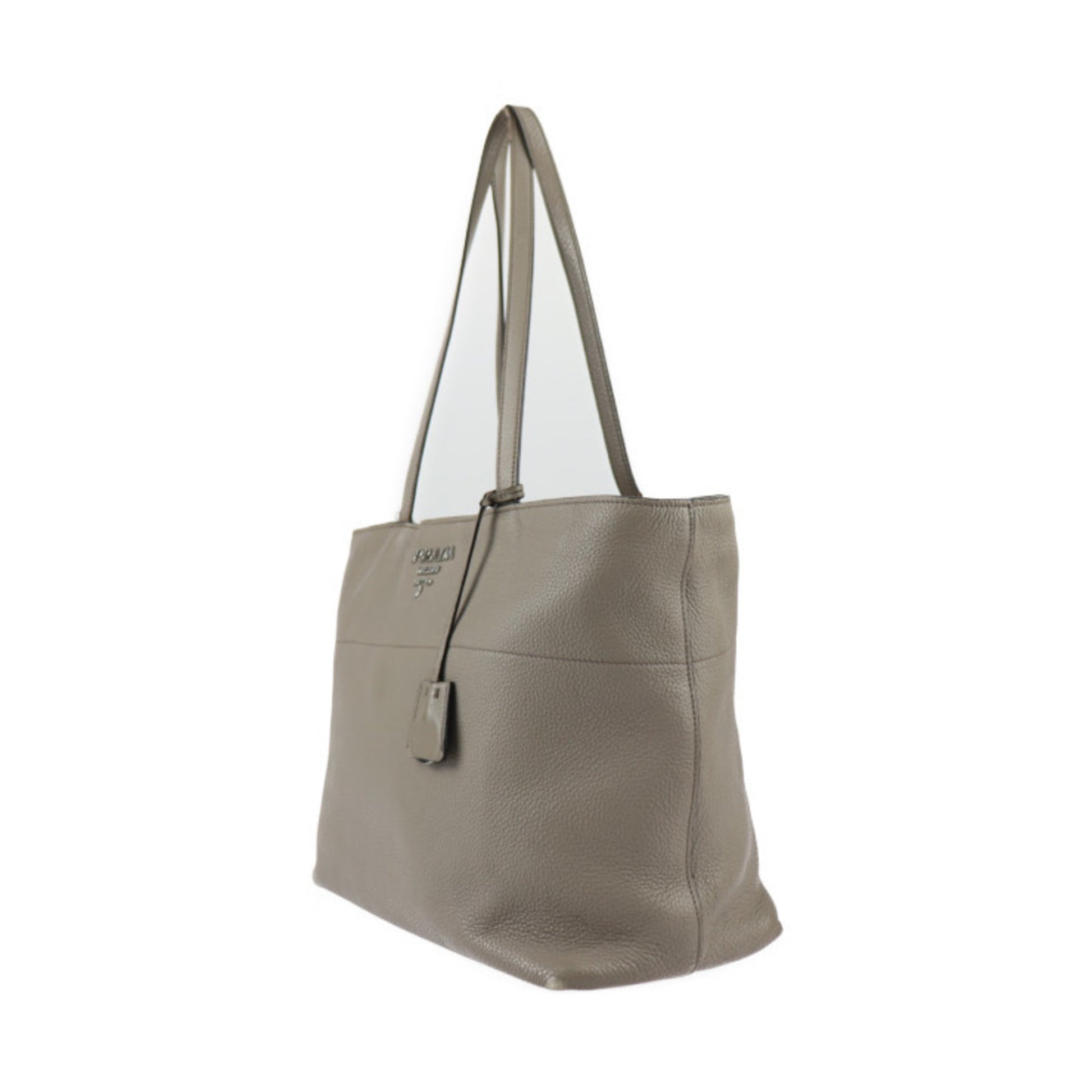 Prada Saffiano, Beige, Leather, tote
