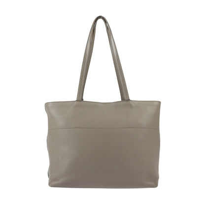 Prada Saffiano, Beige, Leather, tote