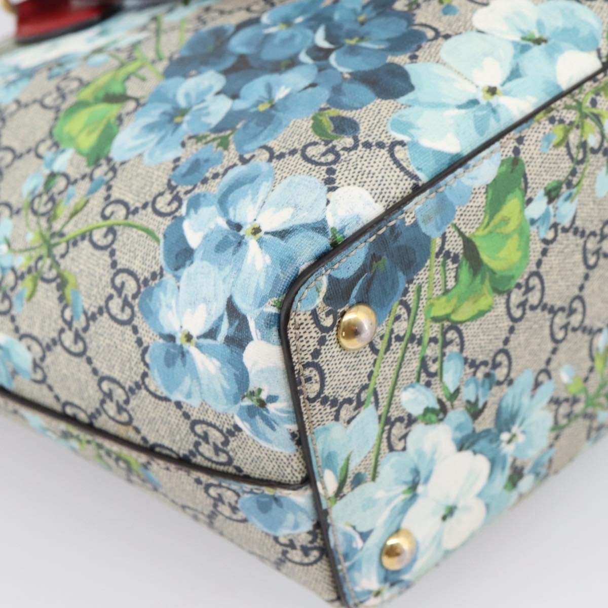 Gucci Linea A Convertible Blooms Print GG Coated Canvas, Multicolour, Canvas, Tote Bag