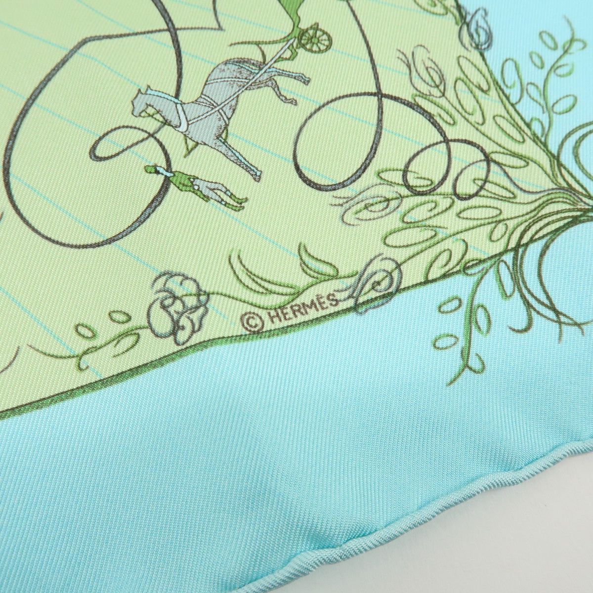 Hermes Carré 45 Les Capucines 100% Silk, Multicolour, Silk, Scarf