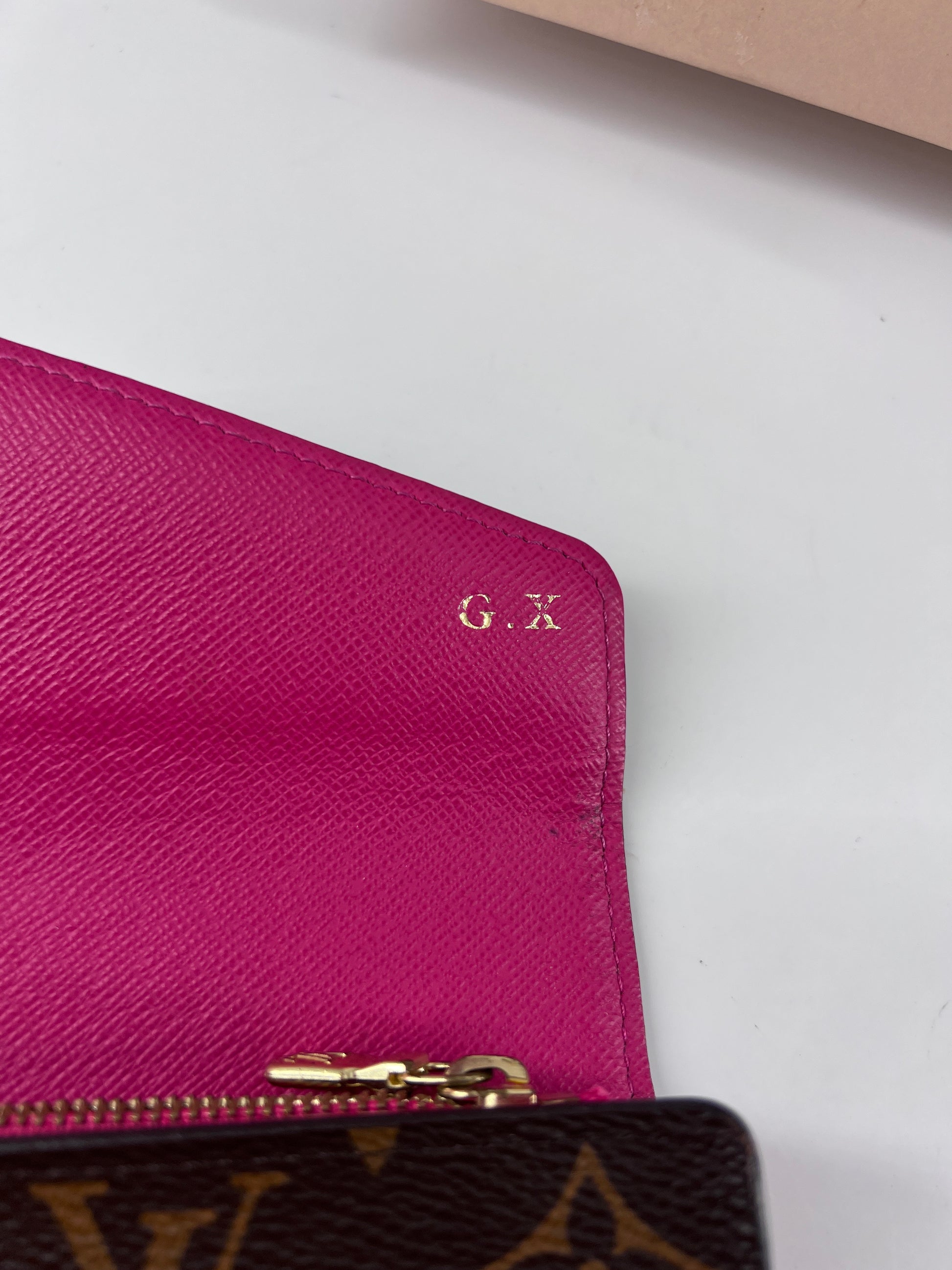 Louis Vuitton Portefeuille Sarah Wallet Monogram Empreinte, BROWN, CANVAS, Wallets