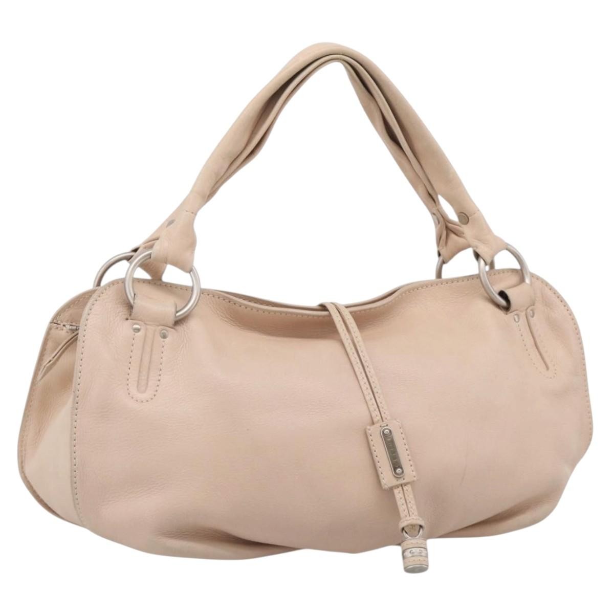 Celine Bittersweet Leather, Beige, Leather, Handbag
