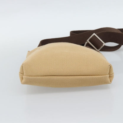 Salvatore Ferragamo Shoulder Bag Canvas, Beige, Canvas, Shoulder Bag