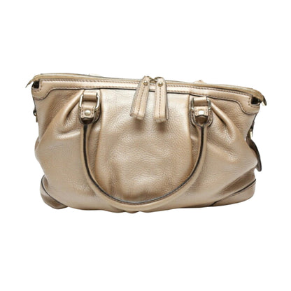 Gucci Sukey, Gold, Leather, handbag