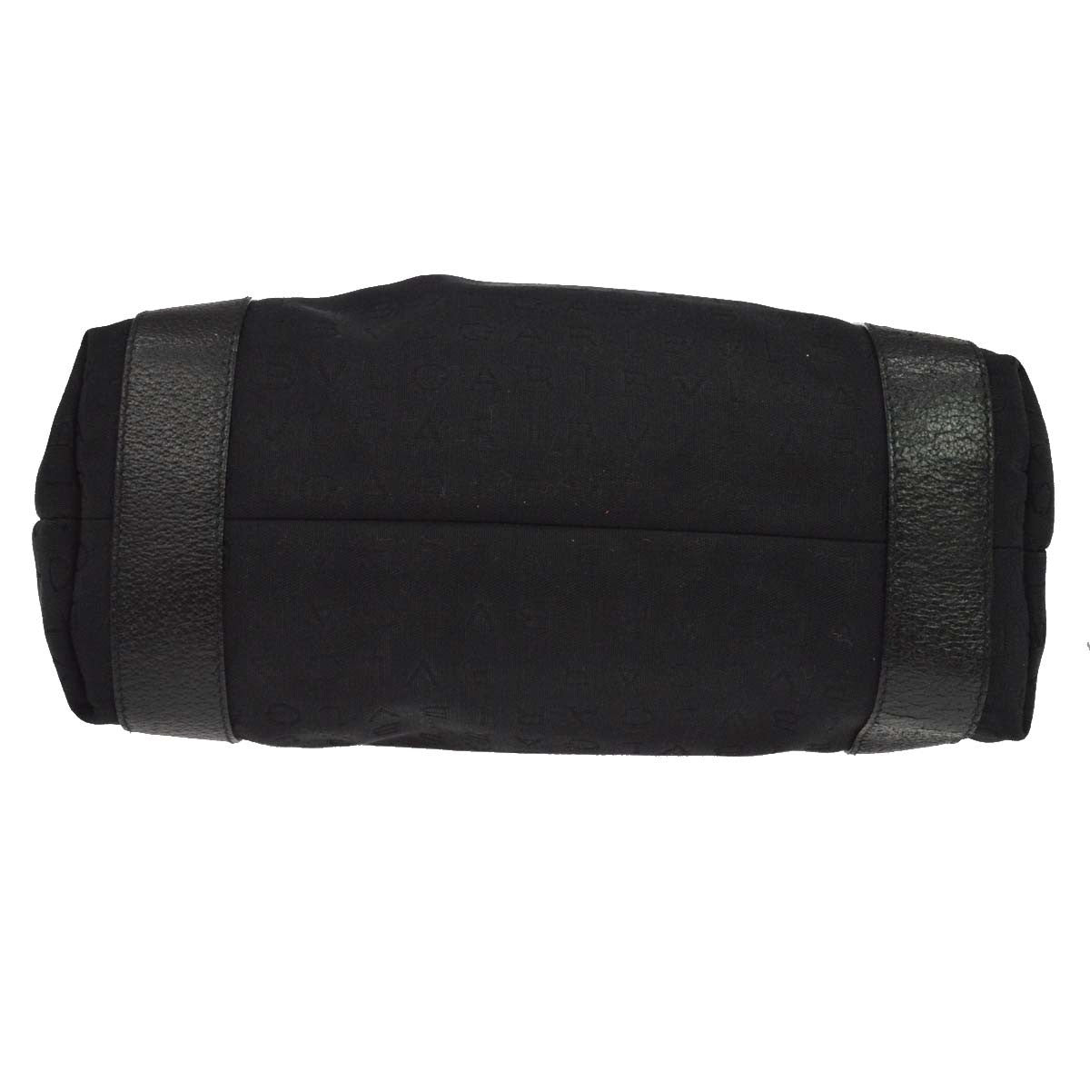 Bvlgari Logomania Canvas, Black, Canvas, Shoulder Bag
