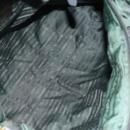 Prada Convertible Bow Tessuto, Green, Nylon, Tote Bag
