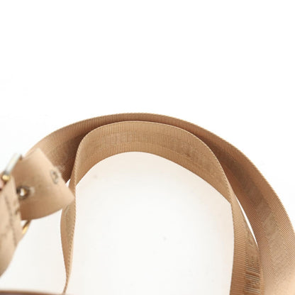 Celine Vintage Macadam Canvas, Brown, Canvas, Backpack