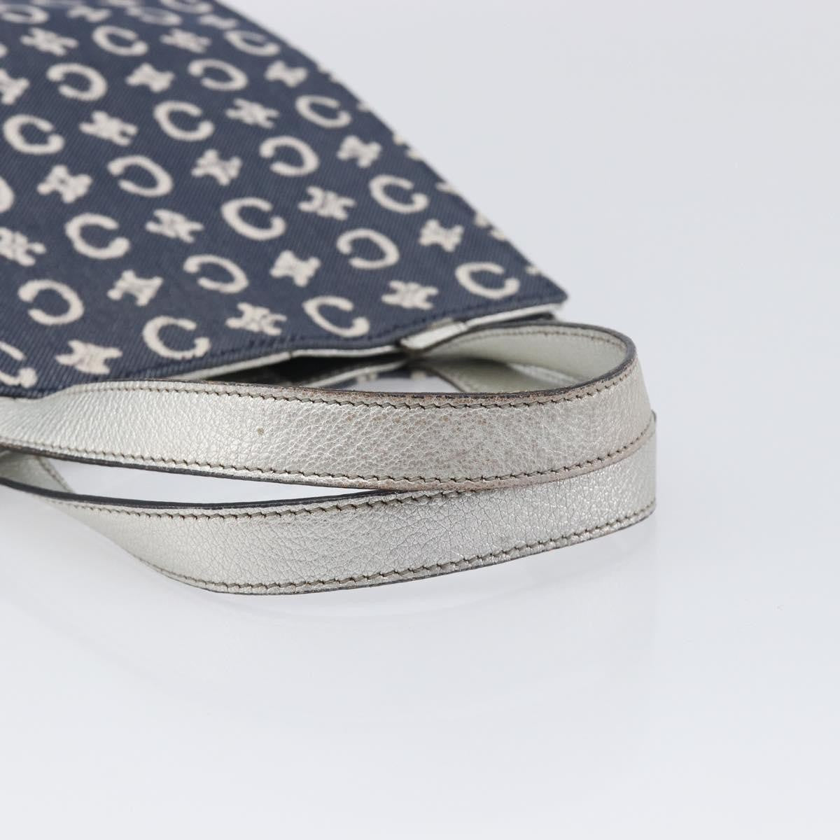 Celine C Macadam Canvas, Navy, Canvas, Handbag