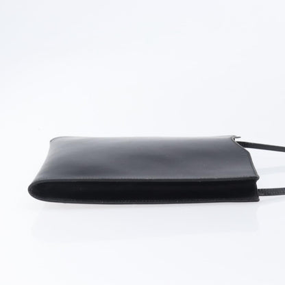 Hermes Onimaitou Leather, Black, Leather, Shoulder Bag