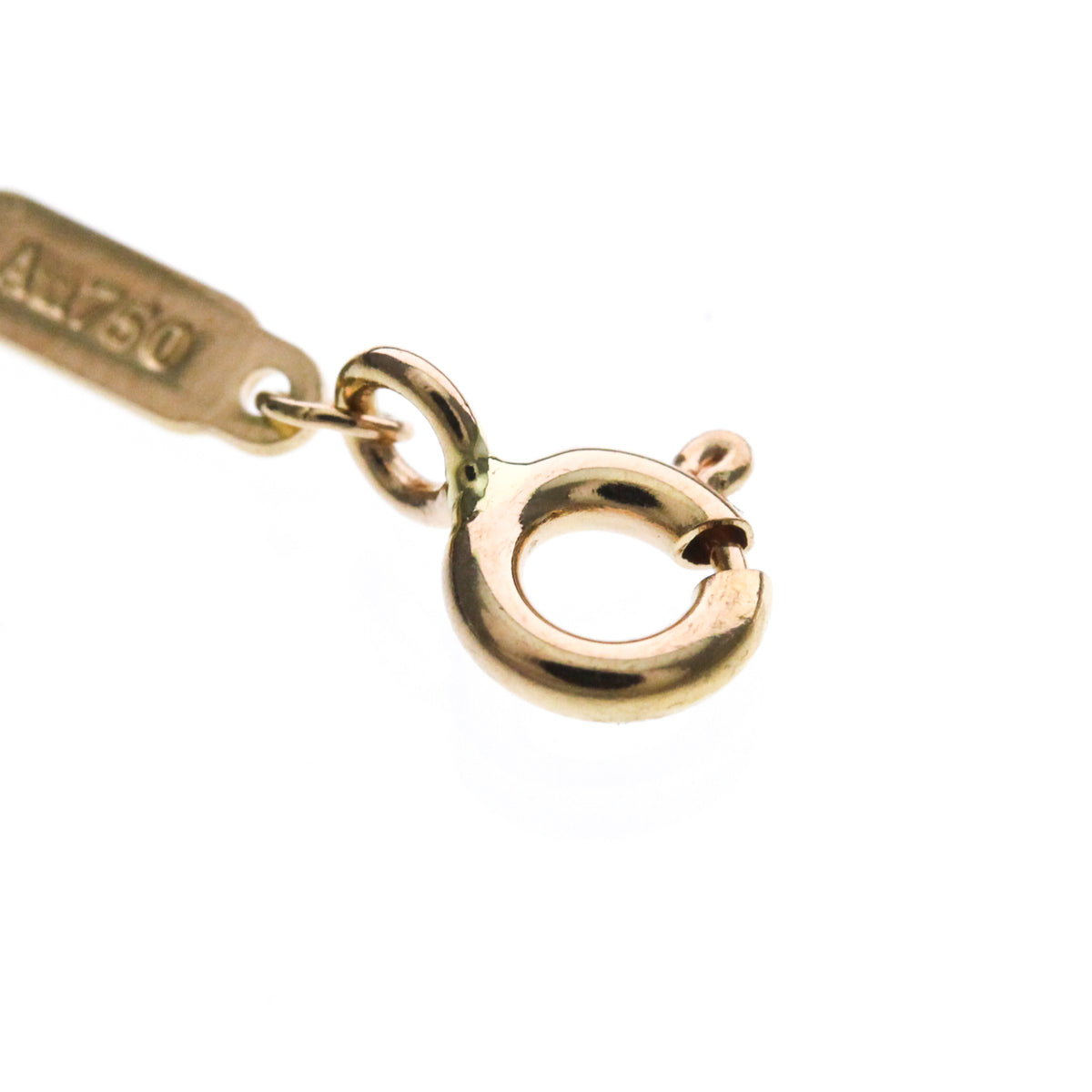 Tiffany & Co. T Smile Pendant 18K Yellow Gold, Gold, Pink Gold, Necklace