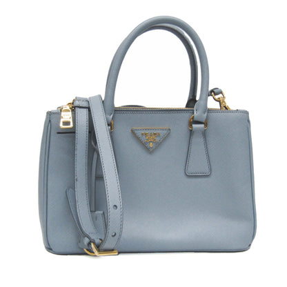 Prada Galleria, Blue, Leather, shoulder
